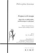 Philosophia Scientiae, v. 15, cahier 03